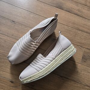 Skechers Light Pink Espadrille Slip-Ons